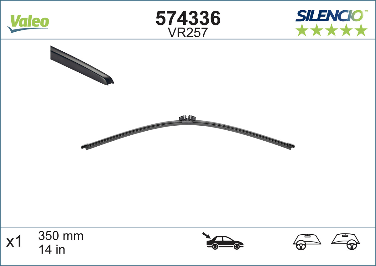 Lamela stergator 574336 VALEO